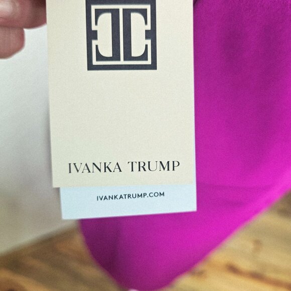 Ivanka Trump Sleeveless Sheath Midi Pleated Dress - Picture 5 of 8